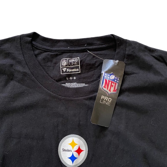 NWT Pro Line NFL Pittsburgh Steelers James Conner #30 Black T-Shirt Size Large - Picture 4 of 9